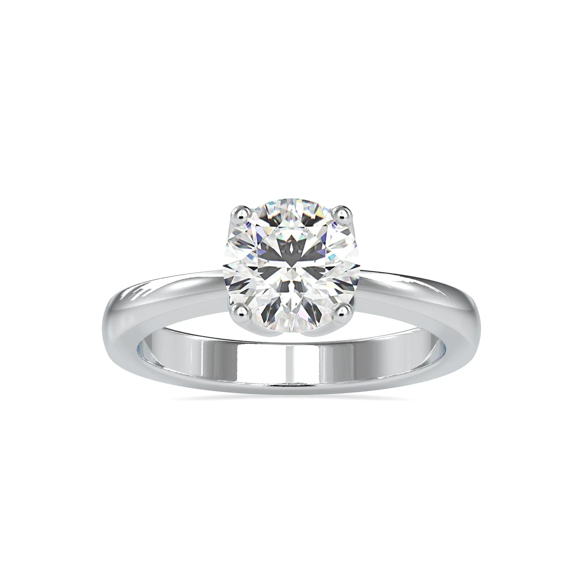 0.30cts. Solitaire Platinum Engagement Ring JL PT 0107-A