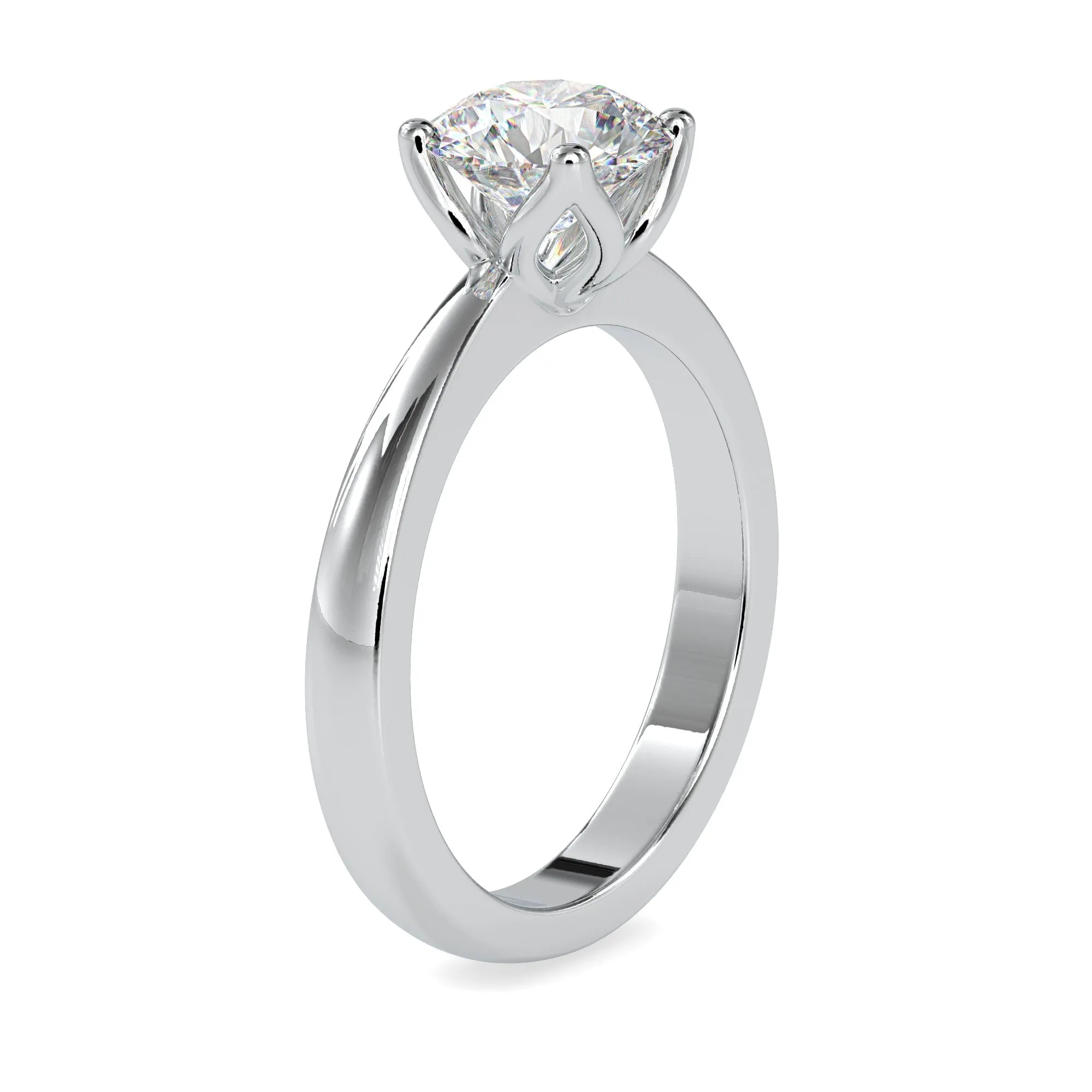 0.30cts. Solitaire Platinum Engagement Ring JL PT 0107-A