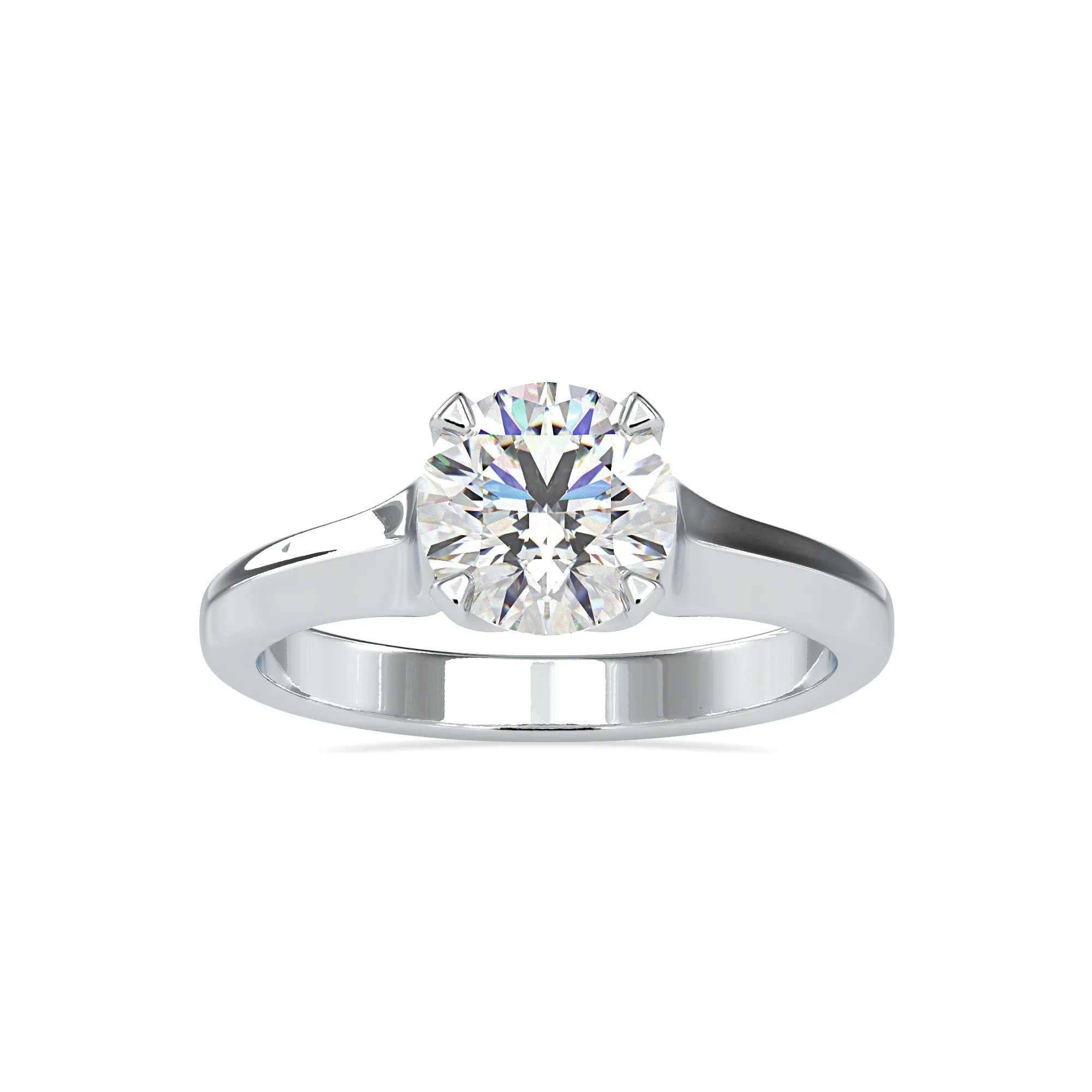 0.70cts. Solitaire Platinum Engagement Ring JL PT 0133-A
