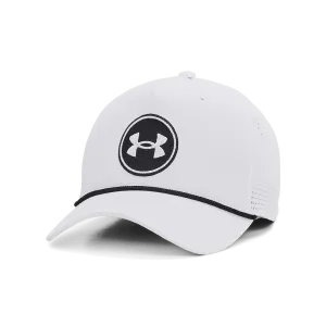 2024 Under Armour Men's Driver Snapback Cap - White/White