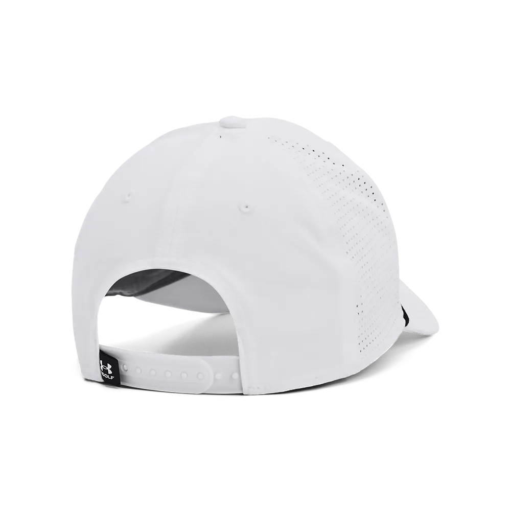 2024 Under Armour Men's Driver Snapback Cap - White/White