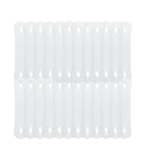 24-Pack Invisible Tie Stays tie Holder Alternative to Tie Bars and Tie Clips