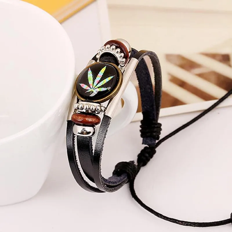 Amsterdam Damn Indica Leather Bracelet