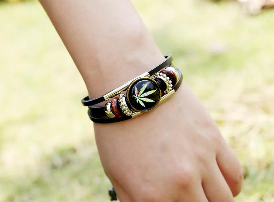 Amsterdam Damn Indica Leather Bracelet