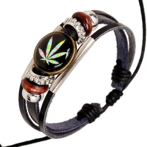 Amsterdam Damn Indica Leather Bracelet