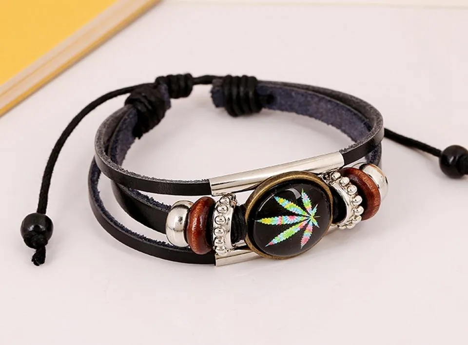 Amsterdam Damn Indica Leather Bracelet