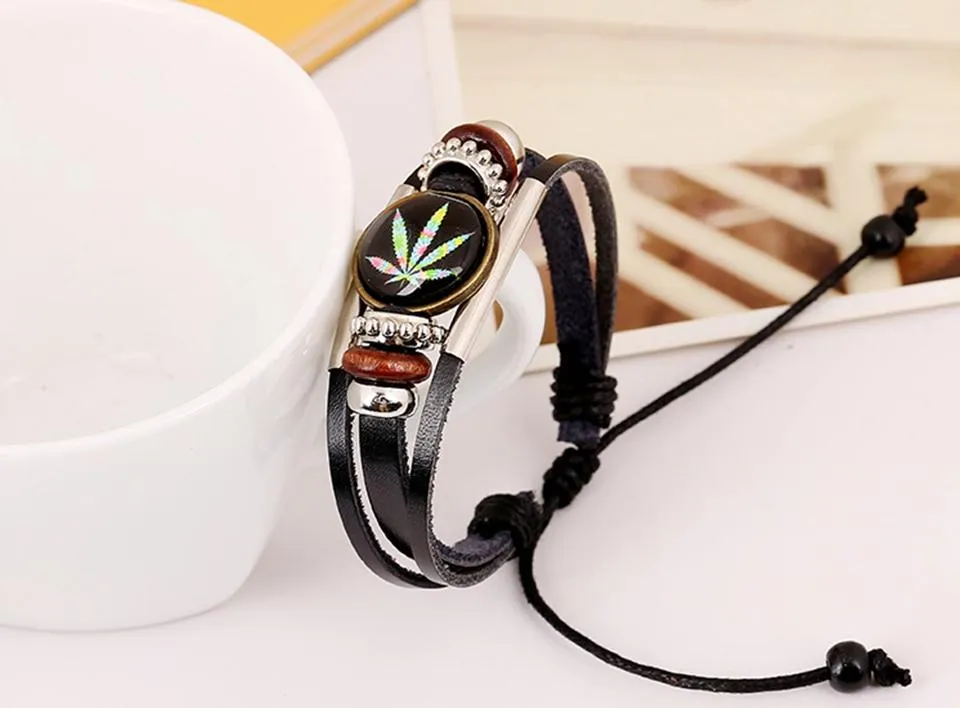 Amsterdam Damn Indica Leather Bracelet