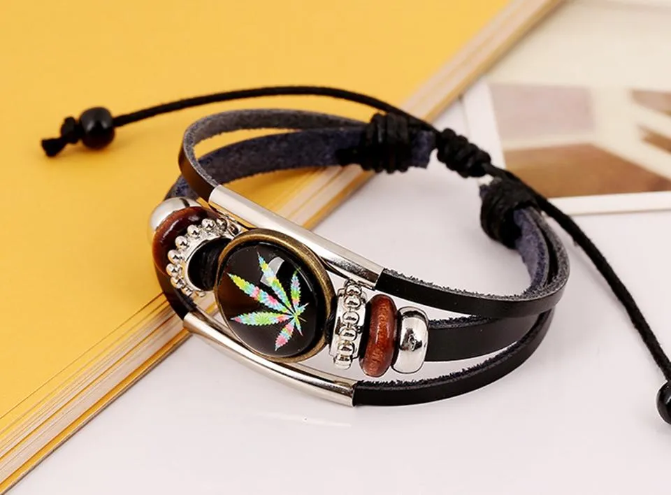 Amsterdam Damn Indica Leather Bracelet