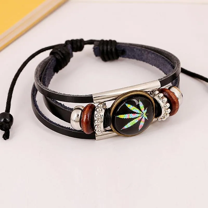 Amsterdam Damn Indica Leather Bracelet