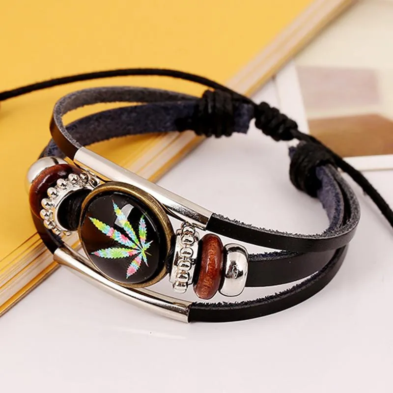 Amsterdam Damn Indica Leather Bracelet