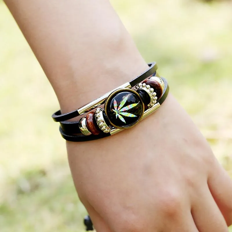 Amsterdam Damn Indica Leather Bracelet