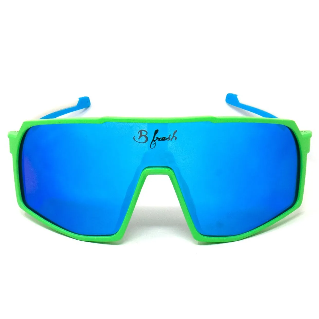 B Fresh - Sun Blockers - White/Blue & Green - Slambonies