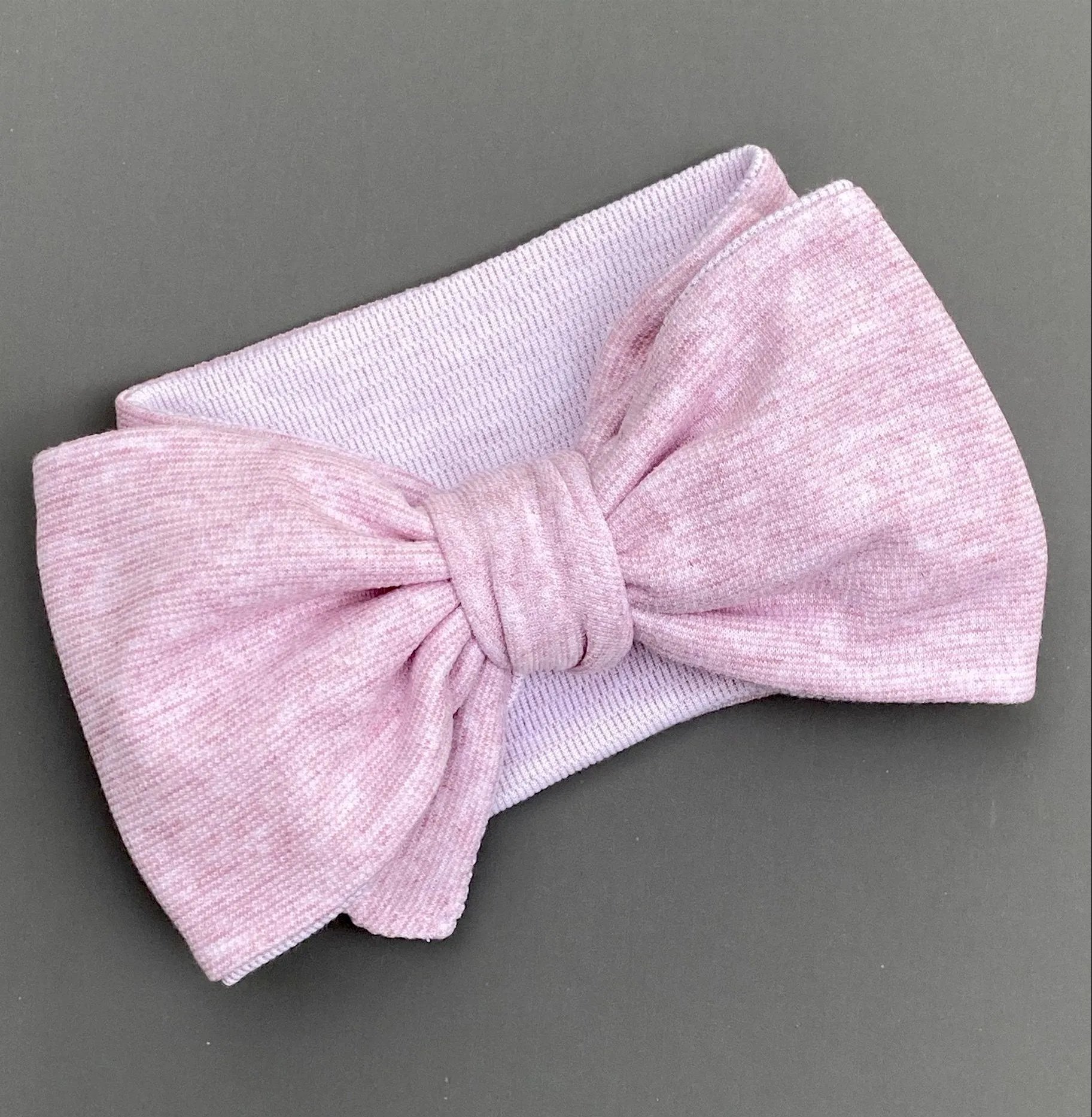 Big Bow Headband Antimicrobial Wicking: Tie-dye and Solid