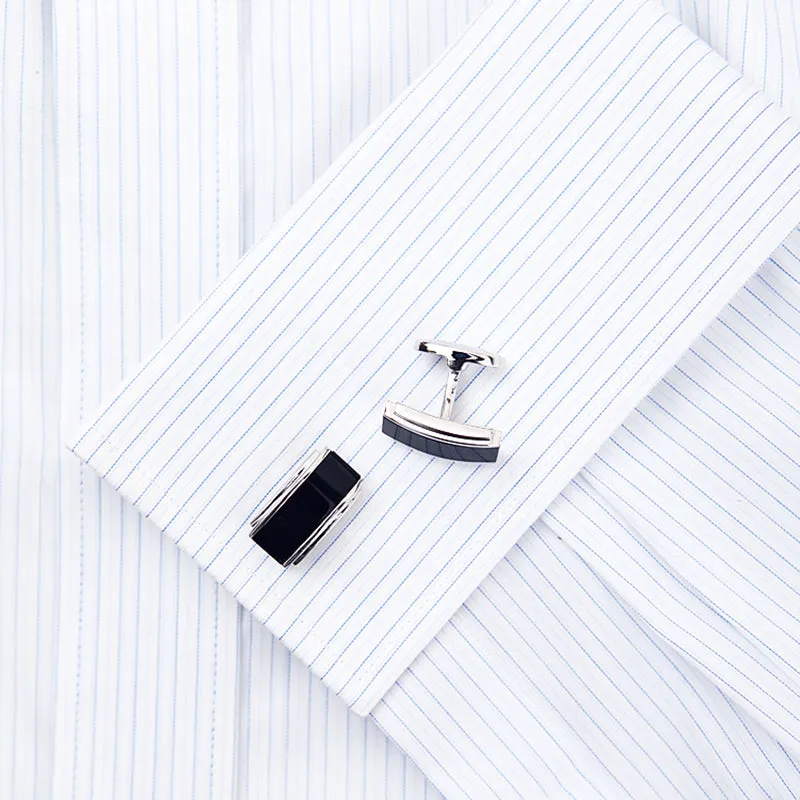 Black Cuff link french Button