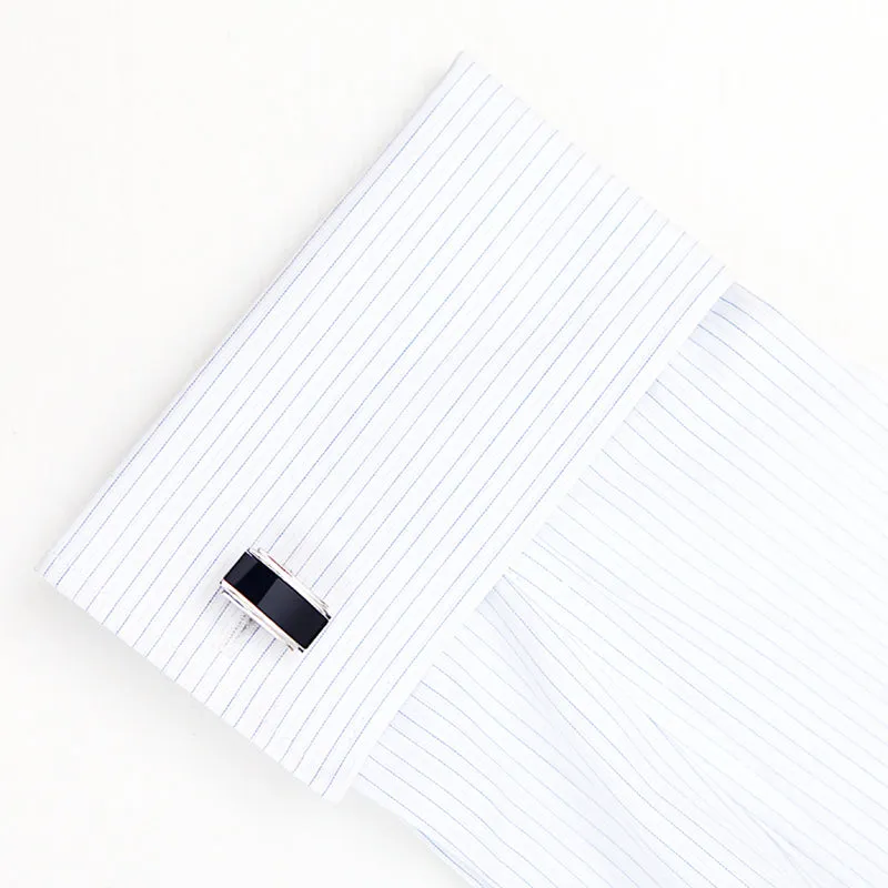 Black Cuff link french Button