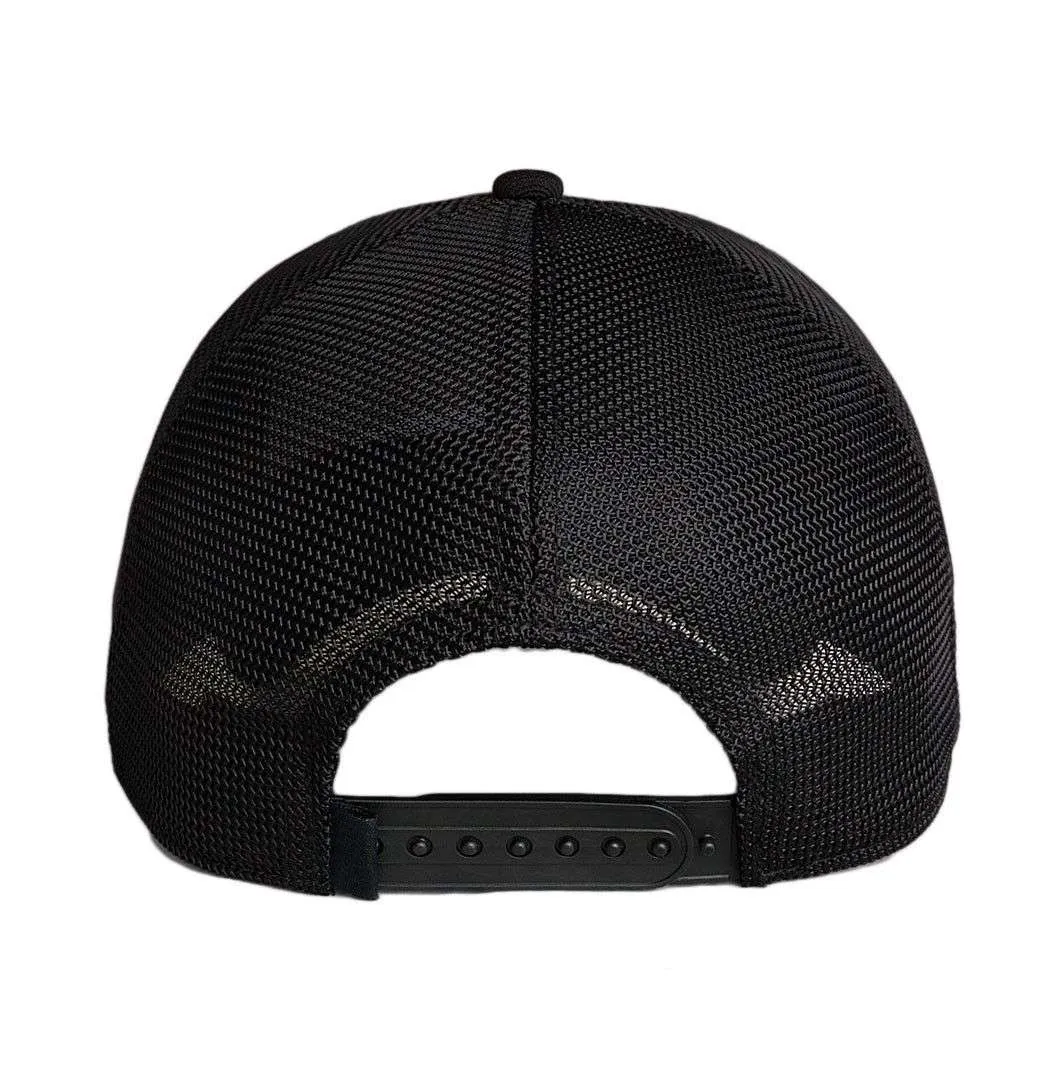 Black On Black Patch Trucker Hat in Black by YETI