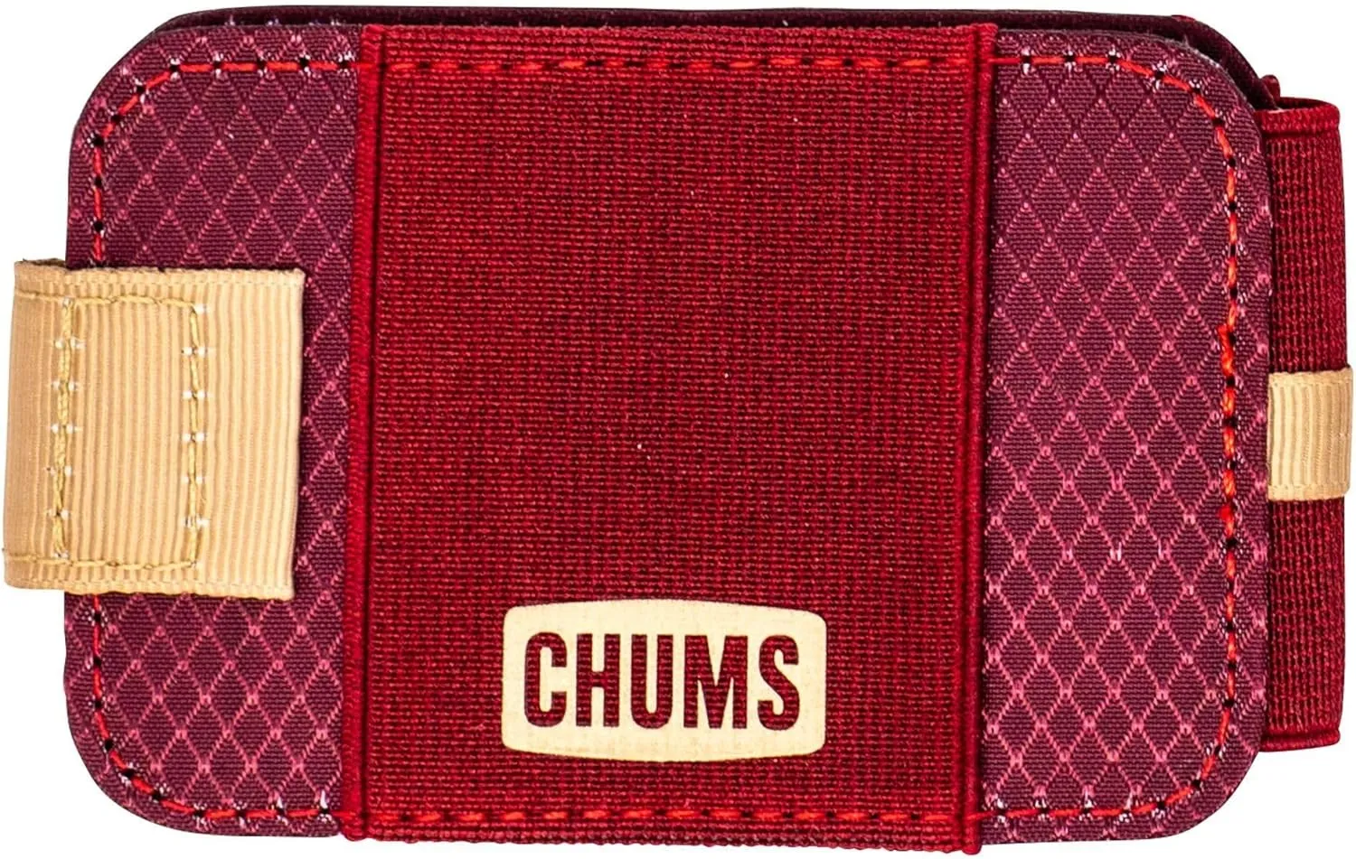 Chums Bandit Bi-Fold Wallet  Slim RFID Wallet for Men & Women, Reversible Card, ID & Money Holder (Brick)