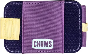 Chums Bandit Bi-Fold Wallet  Slim RFID Wallet for Men & Women, Reversible Card, ID & Money Holder (Plum)