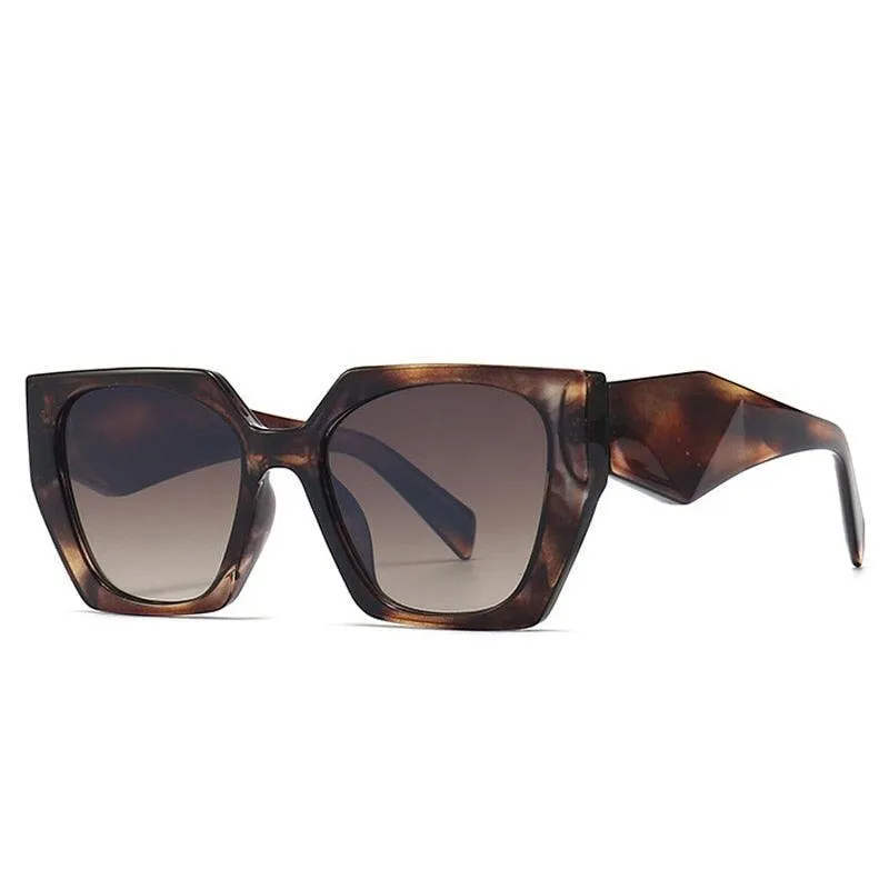 Claudia Retro Geometric Sunglasses