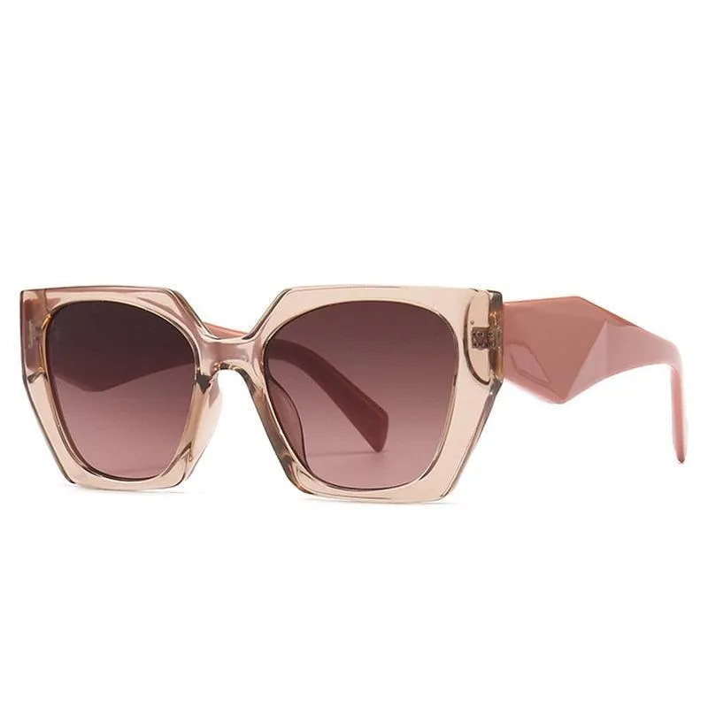 Claudia Retro Geometric Sunglasses