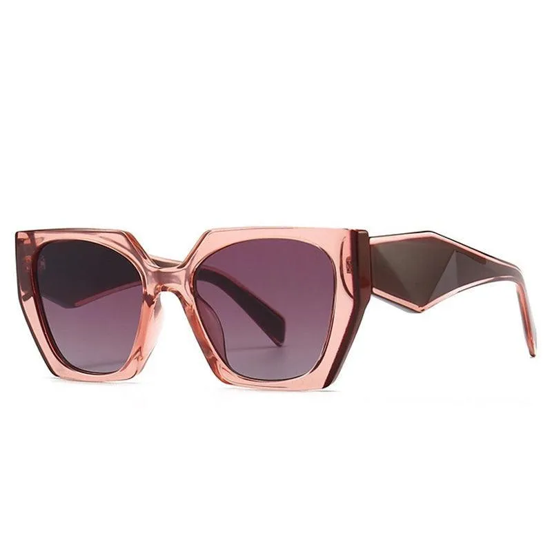 Claudia Retro Geometric Sunglasses