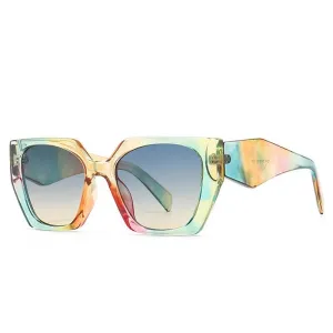Claudia Retro Geometric Sunglasses