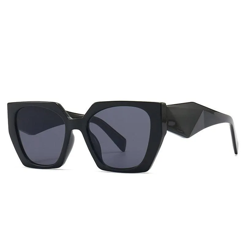 Claudia Retro Geometric Sunglasses