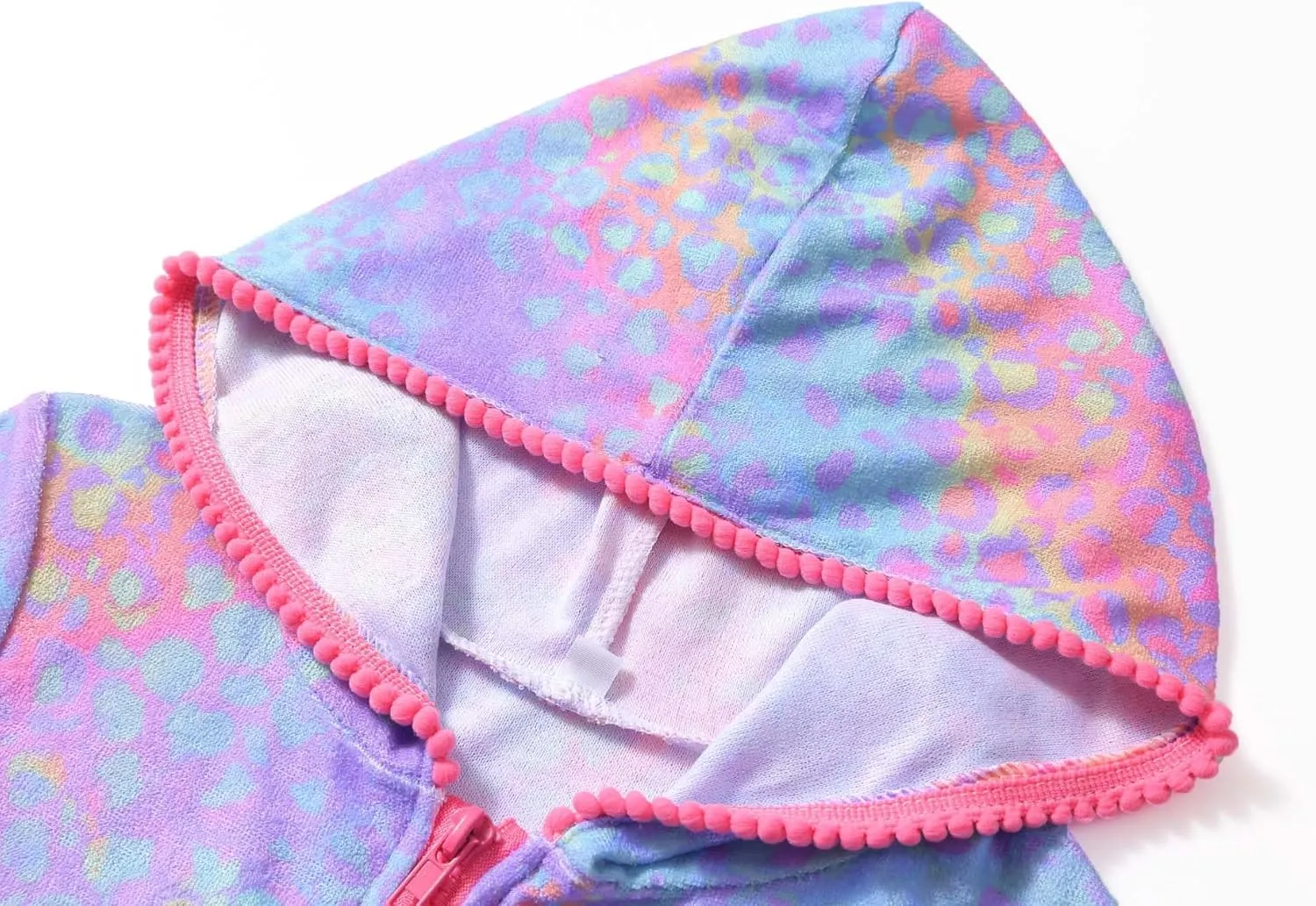 Girls Swim Cover Up Terry Swimsuit Coverup Kids Zip-Up Beach Pool Bathing Suit Wraps with Sunglasses