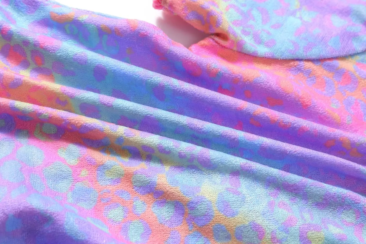 Girls Swim Cover Up Terry Swimsuit Coverup Kids Zip-Up Beach Pool Bathing Suit Wraps with Sunglasses