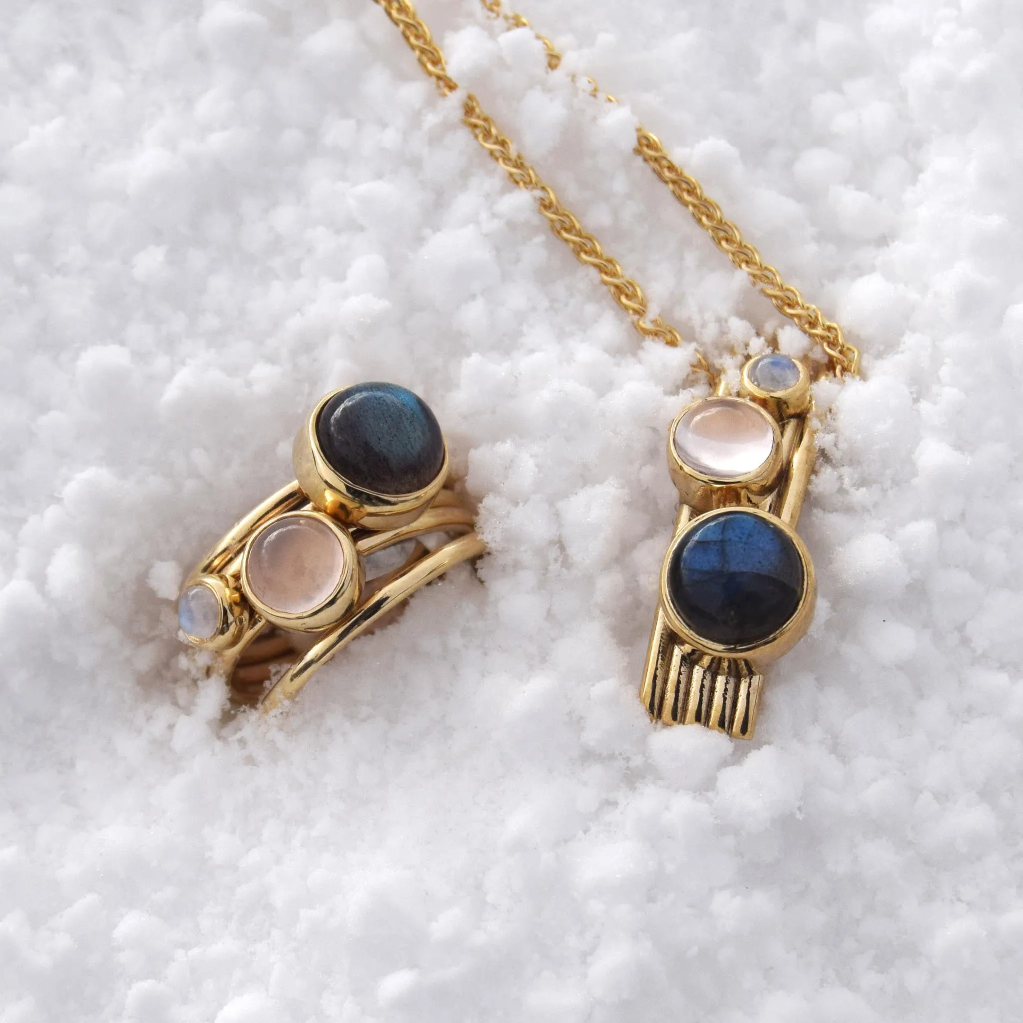 Gold Frozen Orion Pendant