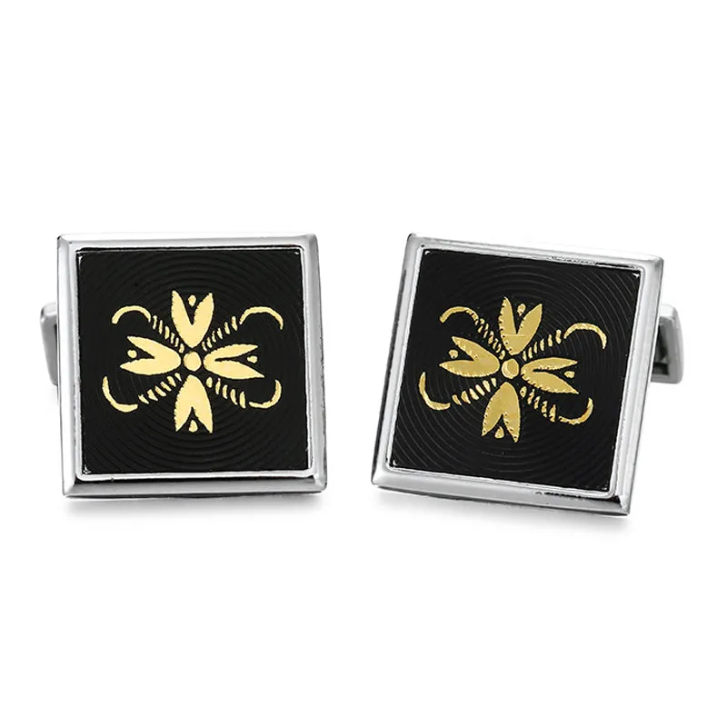 High quality brass enamel technology fashion  Cuff Links