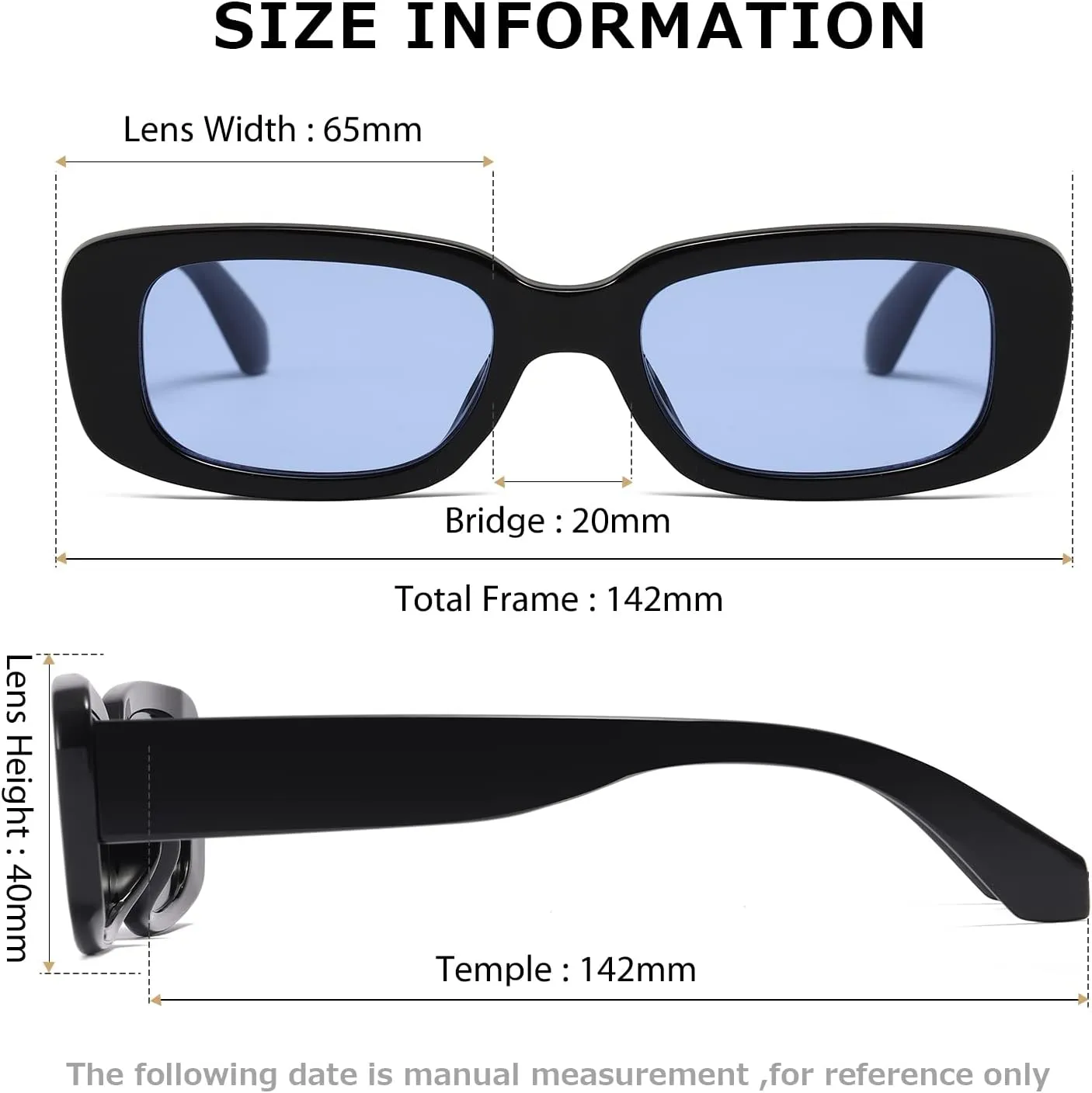 kimorn Rectangle Sunglasses for Women Men Trendy Retro Fashion Sun Glasses 90s Vintage UV 400 Protection Square Frame K1200