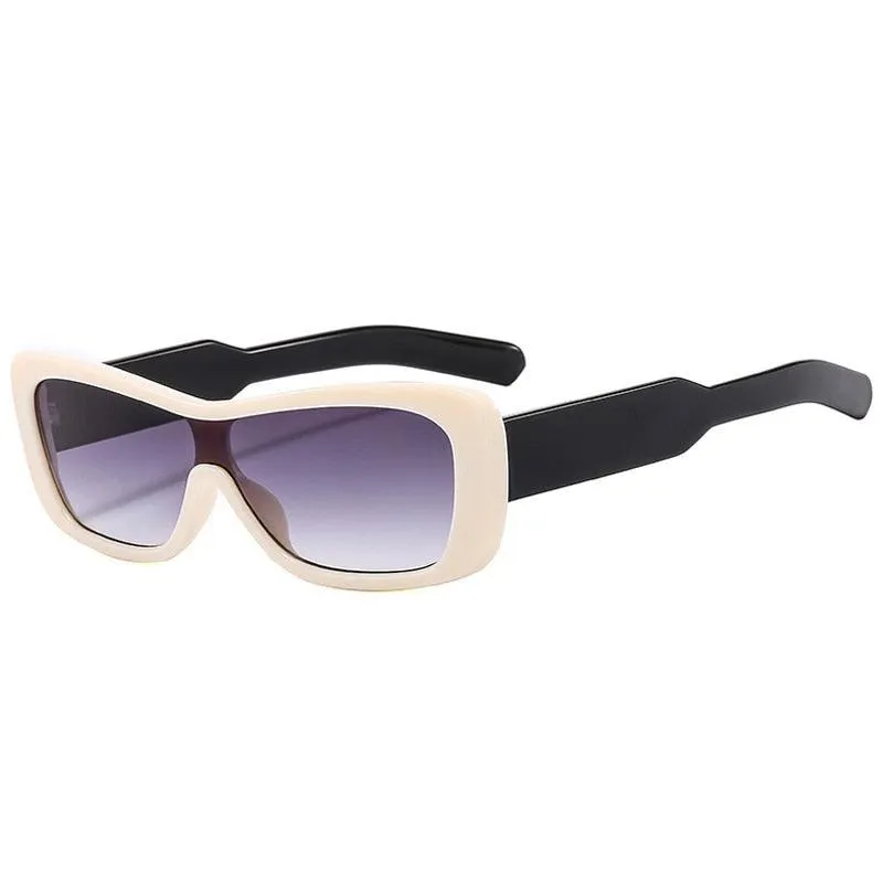 Lex Retro Rectangle Sunglasses