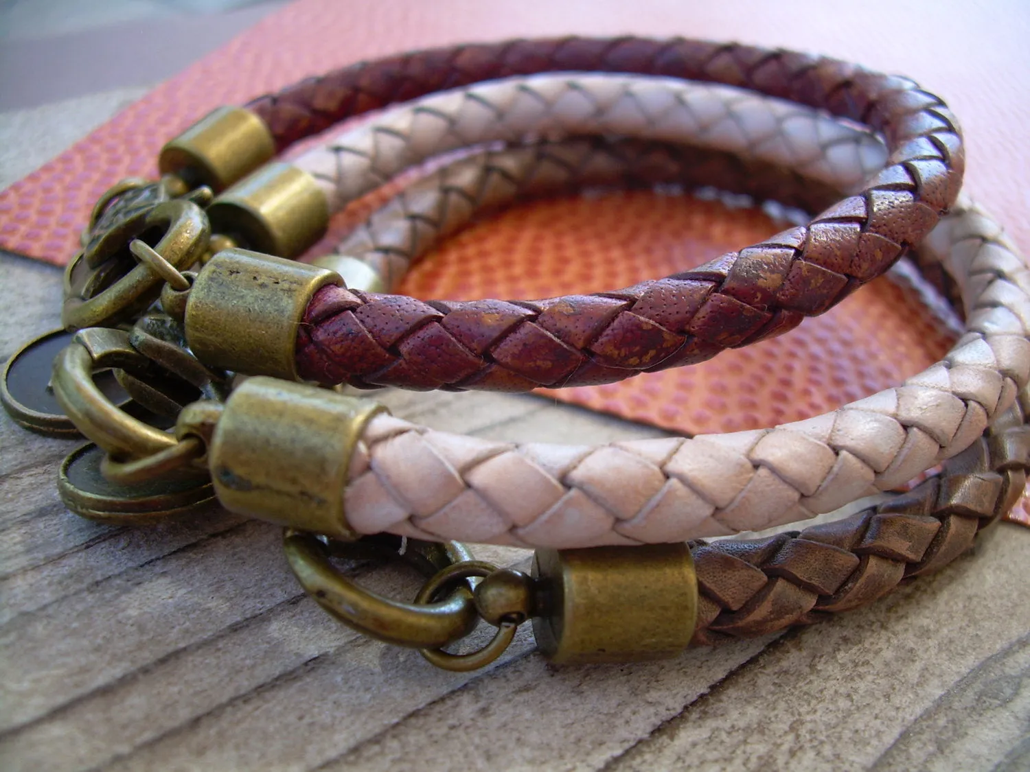 Men's Bracelets Leather, Mens Bracelets, Leather Bracelets, Initial Bracelet, Braided Leather Bracelet, Initial, Monogrammed, Personalized,