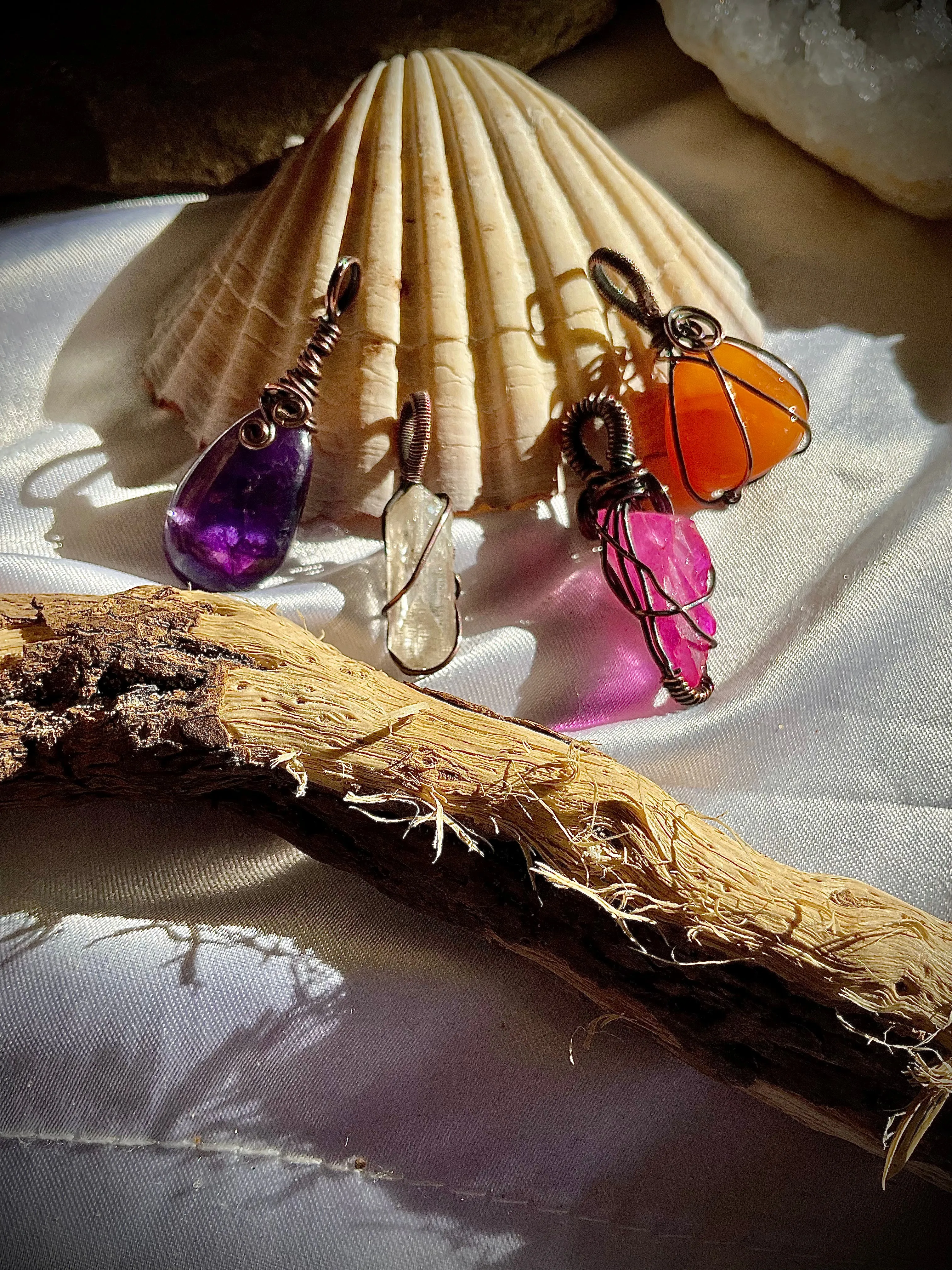Mini Gemstone Pendants