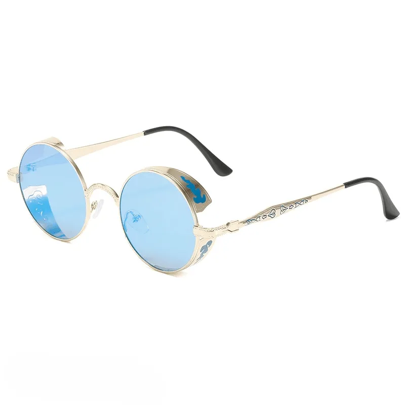 Oliver Retro Round Sunglasses