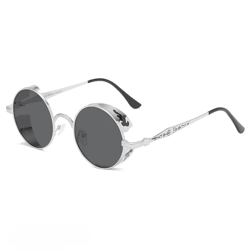 Oliver Retro Round Sunglasses