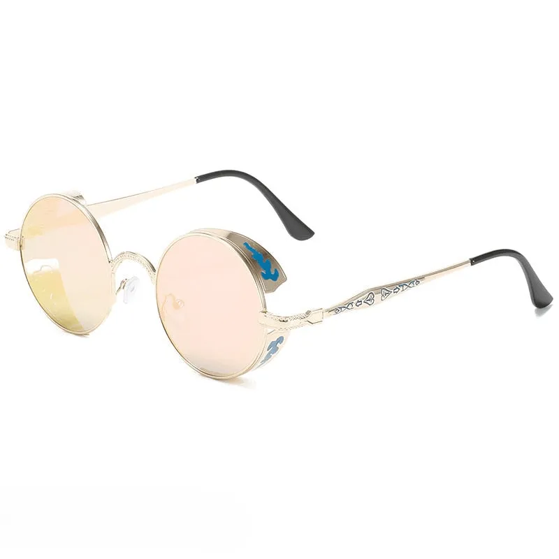 Oliver Retro Round Sunglasses