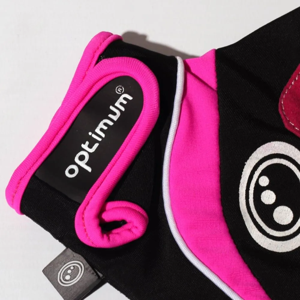 Optimum Sports Ladies Cycling Gloves Nitebrite High Vis Half Finger