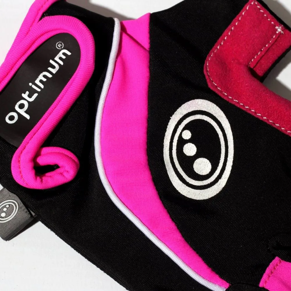 Optimum Sports Ladies Cycling Gloves Nitebrite High Vis Half Finger