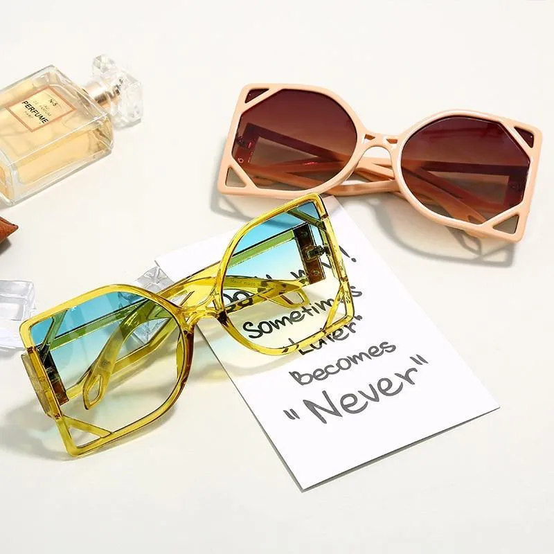 Oversized Steampunk Retro Sunglasses
