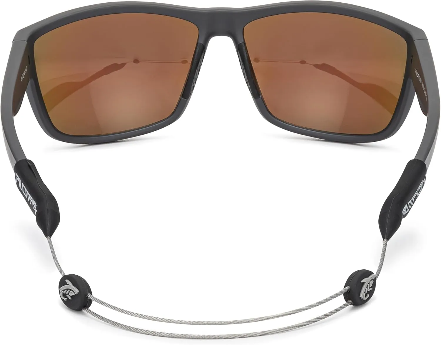 Pilotfish No Tail Adjustable Eyewear Retainer Cable Strap: Sunglasses, Eyeglasses, Glasses (16 Inch, Gunmetal Gray)
