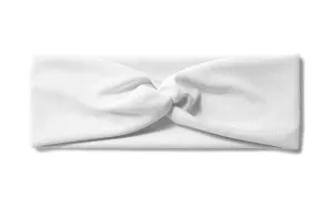 RAVEbandz The Legend- Turban Headband (White)