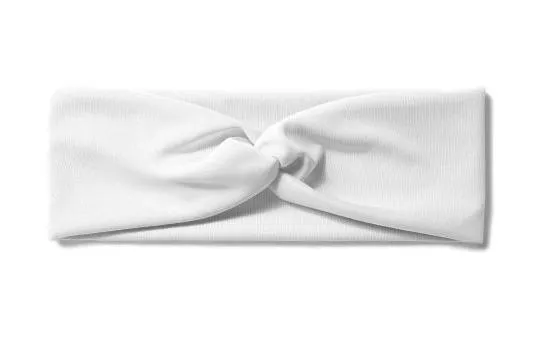 RAVEbandz The Legend- Turban Headband (White)