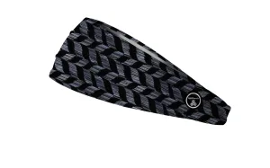 RAVEbandz The Pro - Wide Stretch Headband (Gridlock)