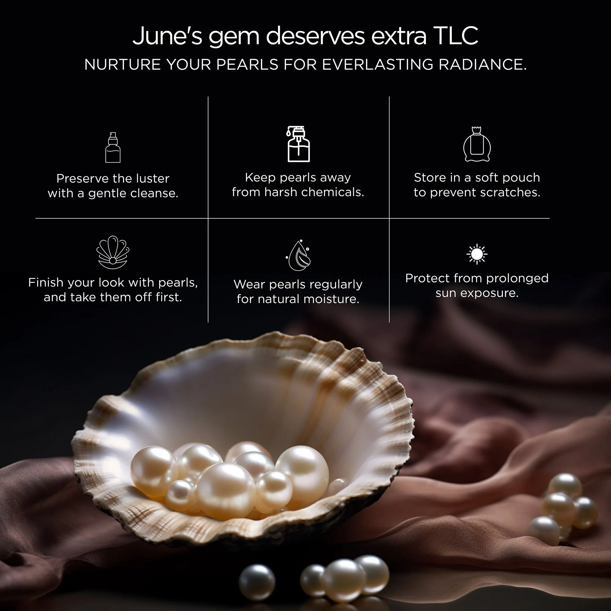 Real Freshwater Pearl Circle Cartilage Earring with Diamond