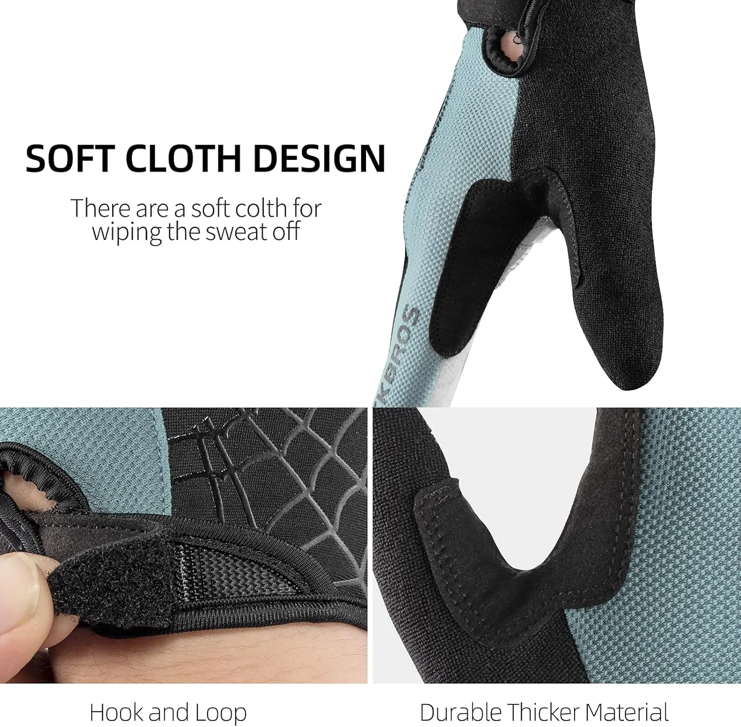 ROCKBROS Windproof Touch Screen Riding MTB Bike Gloves