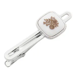 Royal Copenhagen Music Instrument & Leaf Tie Clips