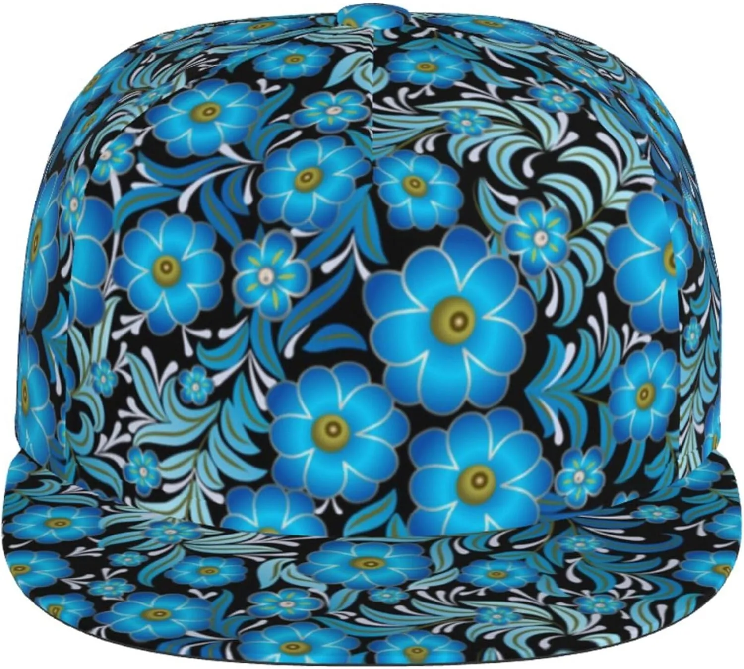 Snapback Hats for Men Women Fashion Japanese Koi Fish Baseball Cap Trucker Hat for Cycling Sports Running Golf Flat Brim Hats
