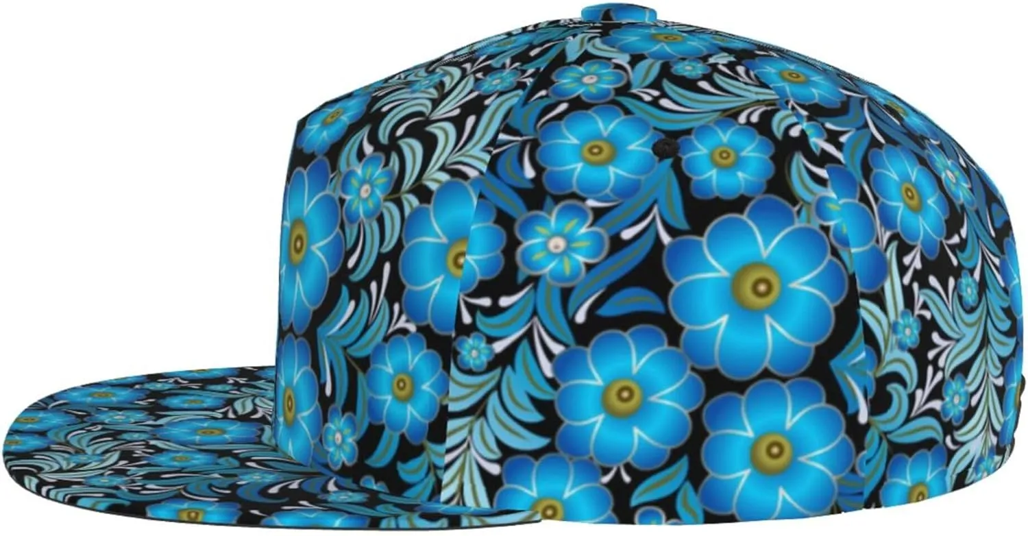 Snapback Hats for Men Women Fashion Japanese Koi Fish Baseball Cap Trucker Hat for Cycling Sports Running Golf Flat Brim Hats